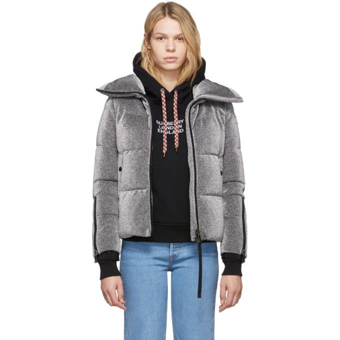 Moncler Silver Down Bandama Jacket