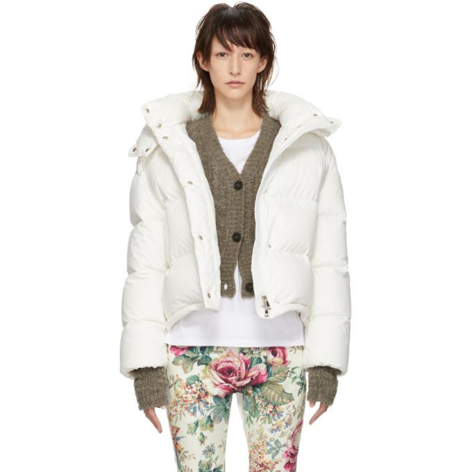 Moncler SSENSE Exclusive Off-White Down Poenia Jacket