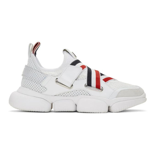 Moncler White Bakary Sneakers