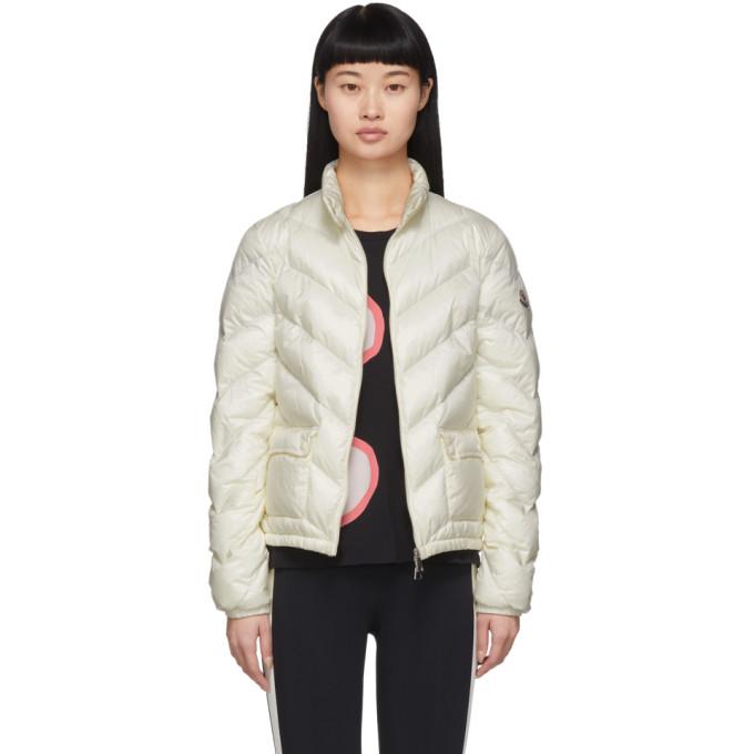 Moncler White Down Lanx Jacket