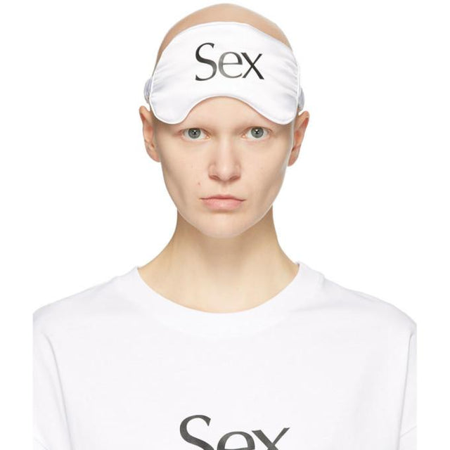 More Joy White Sex Eye Mask