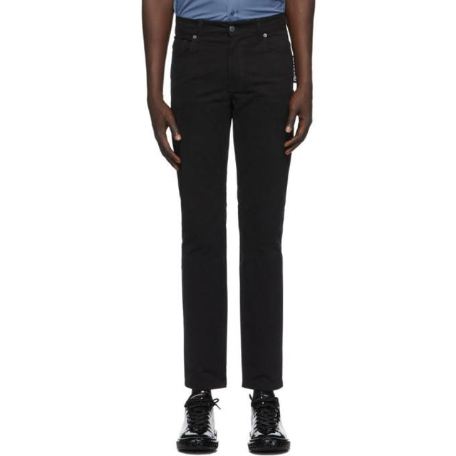 Moschino Black Big Label Jeans