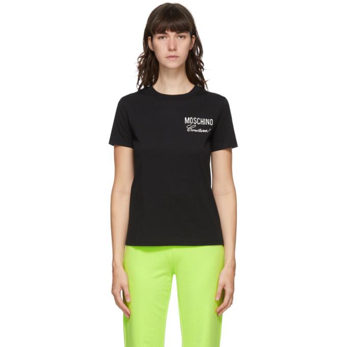 Moschino Black Couture Drip T-Shirt