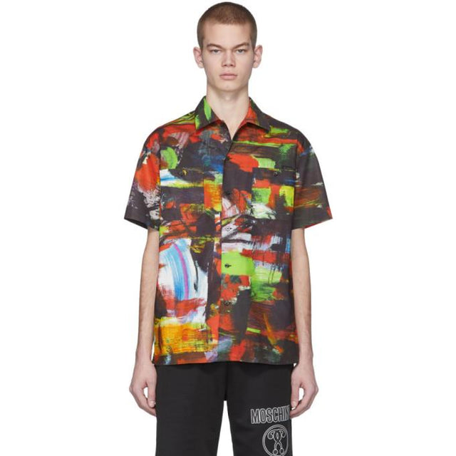 Moschino Multicolor Poplin Shirt