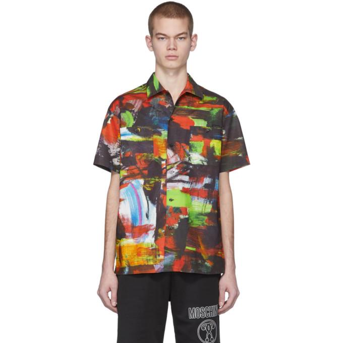 Moschino Multicolor Poplin Shirt