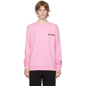 Moschino Pink 3D Logo Sweatshirt