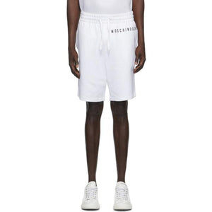 Moschino White Fantasy Print Moschinouomo Shorts