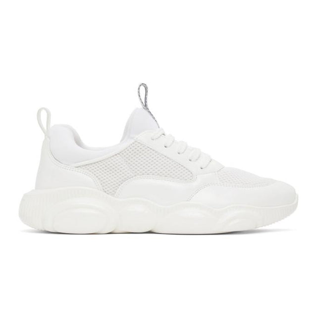 Moschino White Teddy Sneakers