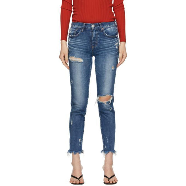 Moussy Vintage Blue Ridgewood Skinny Jeans