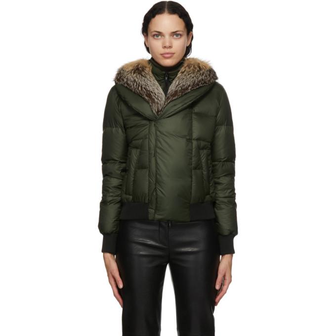 Mr and Mrs Italy Green Down Puffer Jacket