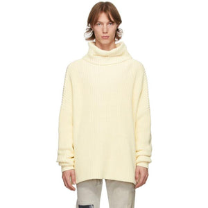 Mr. Saturday Beige Masquerade Turtleneck