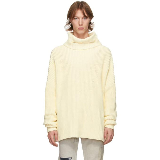 Mr. Saturday Beige Masquerade Turtleneck