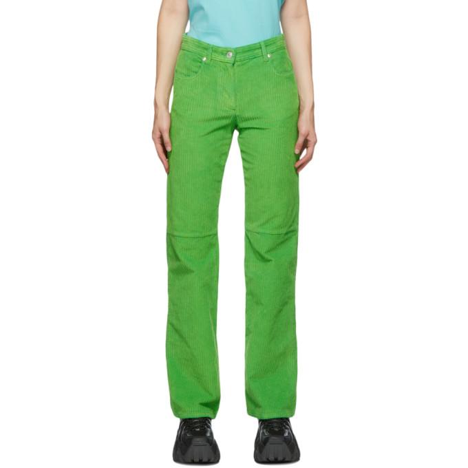 Oxford Lauren Velvet Trousers In Irish Green  MYER