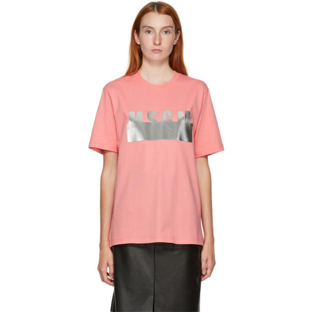 MSGM Pink Degrade T-Shirt