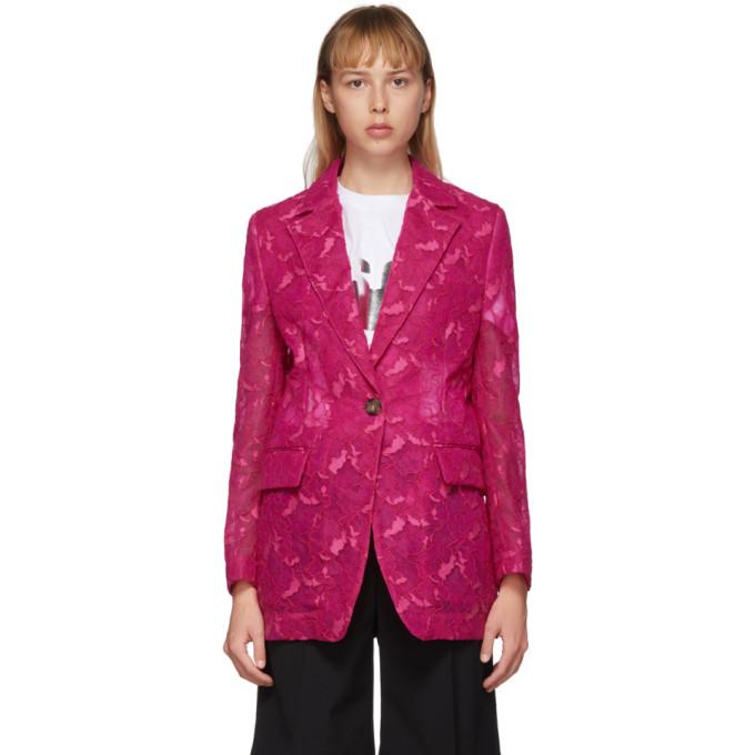 MSGM Pink Lace Blazer