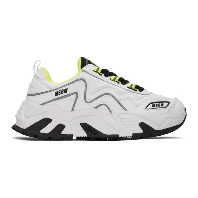 MSGM White Chunky Sneakers