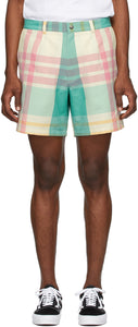 Noah Multicolor Check Madras Shorts - NOAH Multicolore Vérifiez MADRAS Short - 노아 여러 가지 빛깔의 체크 드라스 반바지