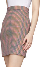 MSGM Multicolor Check Miniskirt