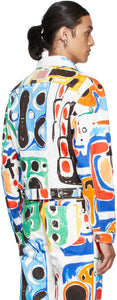 Charles Jeffrey Loverboy Multicolor Denim Art Jacket