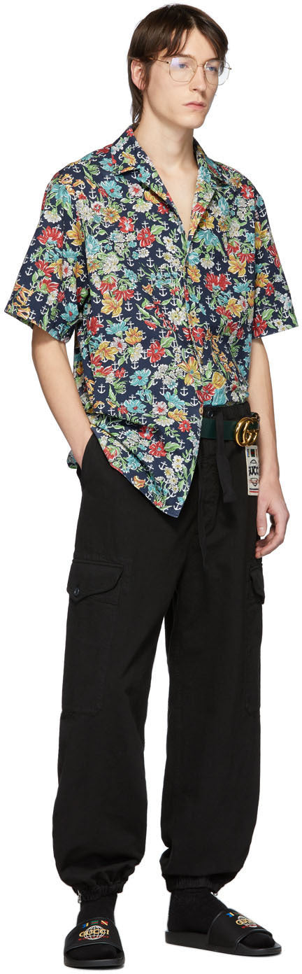 Gucci Multicolor Hawaiian Anchors Shirt