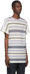 Jil Sander Multicolor Striped Mesh T-Shirt