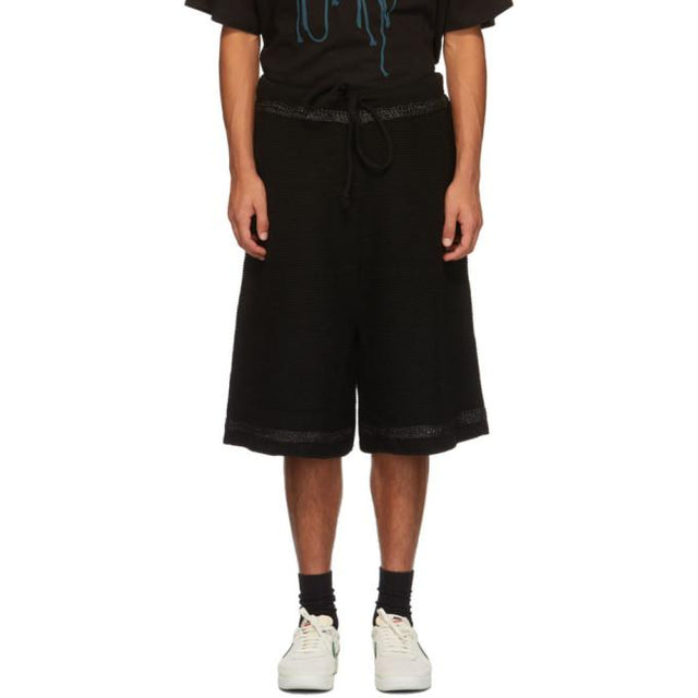 NAMESAKE Black Knit Tobi Shorts