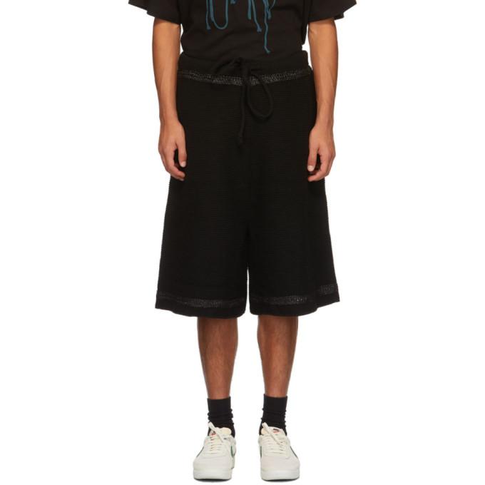 NAMESAKE Black Knit Tobi Shorts