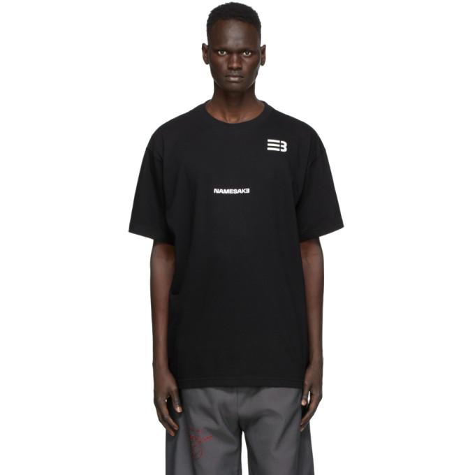 Vetements Inside-Out Logo Cotton T-Shirt - Black