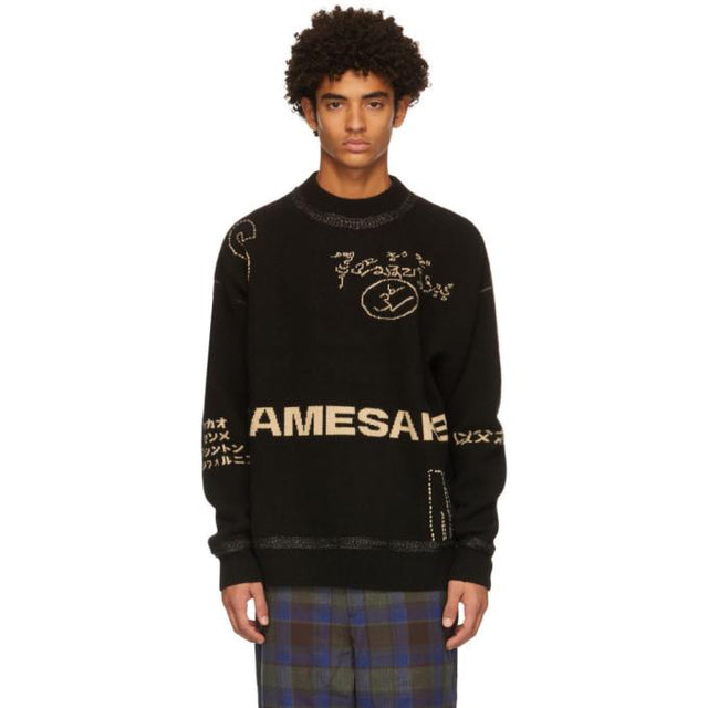 NAMESAKE Black Roots Logo Sweater