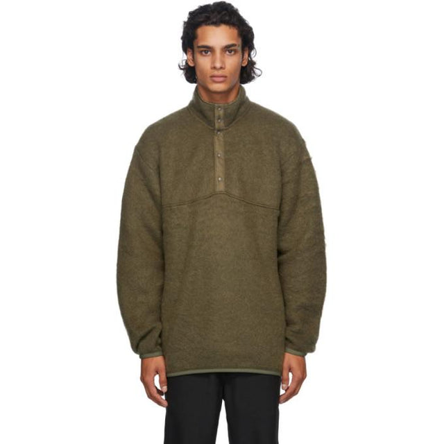 Nanamica Green Nanamican Pullover Sweater
