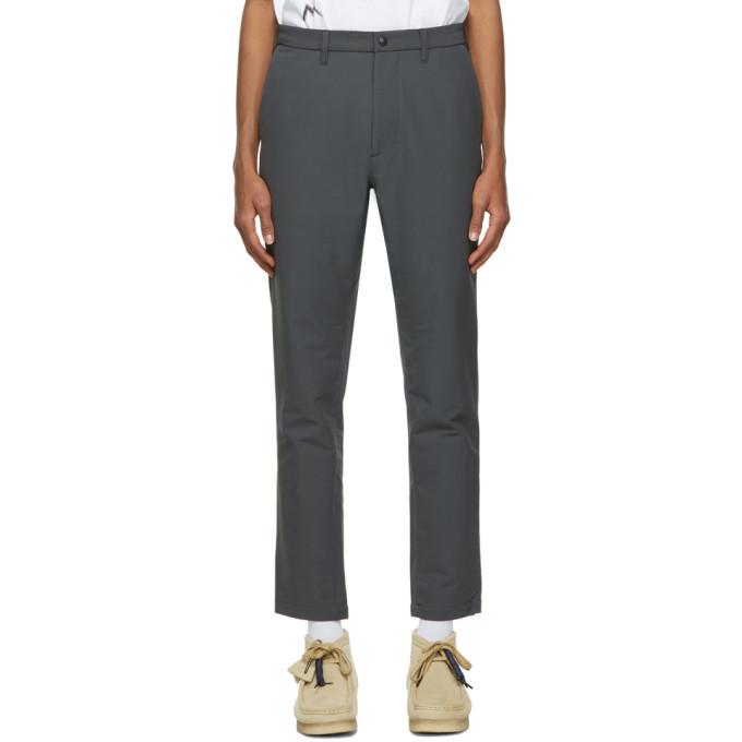 Nanamica Grey Wool Club Trousers