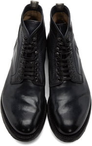 Officine Creative Navy Anatomia 13 Vigogna Boots