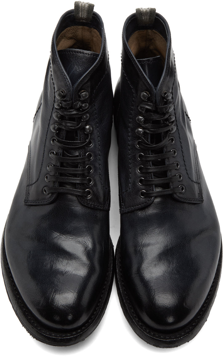 Officine Creative Navy Anatomia 13 Vigogna Boots