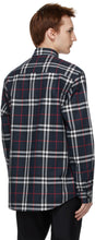 Burberry Navy Check Caxton Shirt