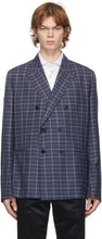Paul Smith Navy Check Wool Soho Blazer - Paul Smith Navy Check Laine Soho Blazer - Paul Smith Navy Check Wool Soho Blazer