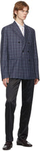 Paul Smith Navy Check Wool Soho Blazer