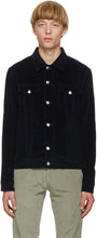 Paul Smith Navy Corduroy Tailored Work Blazer - Blazer de travail sur mesure - 폴 스미스 네이비 코듀로이 맞춤형 작업 블레이저