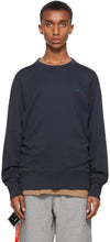 Acne Studios Navy Crewneck Sweatshirt - Sweat-shirt Crewneck acné Studios Navy - 여드름 스튜디오 해군 Crewneck 스웨터