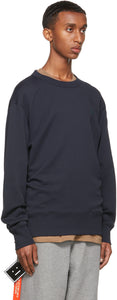 Acne Studios Navy Crewneck Sweatshirt