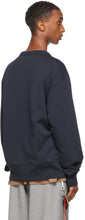 Acne Studios Navy Crewneck Sweatshirt