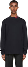 Hugo Navy Dorrison Long Sleeve T-Shirt - T-shirt Hugo Navy Dorrison à manches longues - Hugo Navy Dorrison 긴 소매 티셔츠