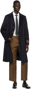 Gucci Navy Eco Cashmere Coat