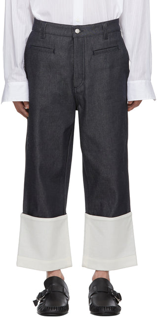 Loewe Navy Fisherman Jeans