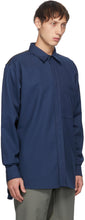 GR10K Navy Klopman FR Glove Panel Overshirt