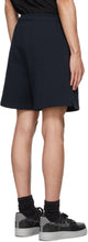 424 Navy Logo Shorts