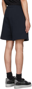 424 Navy Logo Shorts