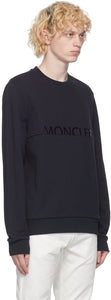 Moncler Navy Logo Sweatshirt