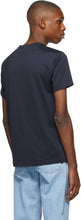 Burberry Navy Marlet V-Neck T-Shirt