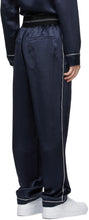 Helmut Lang Navy Pajama Lounge Pants