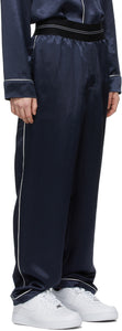 Helmut Lang Navy Pajama Lounge Pants